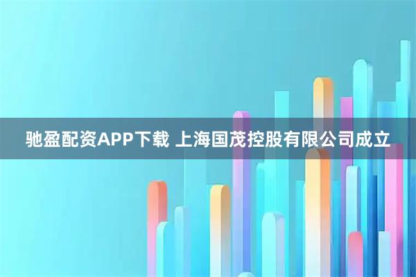 驰盈配资APP下载 上海国茂控股有限公司成立